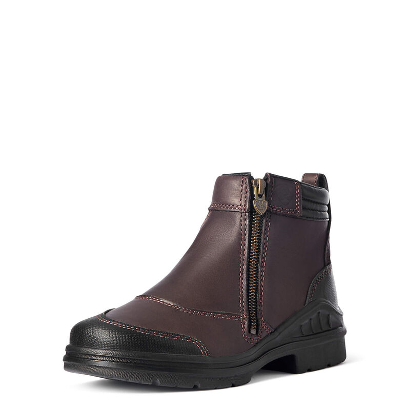 Ariat Stiefelette Damen - Barnyard Side Zip DunkelBraun ( CGZMB-8534 )